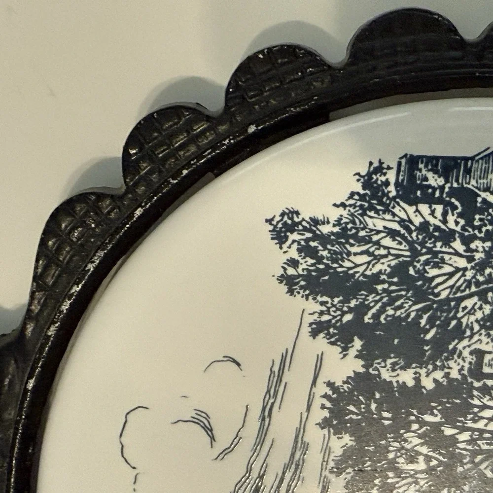 WILLIAMSBURG‎ VA. GOVERNOR'S PALACE CERAMIC TILE CAST IRON 8